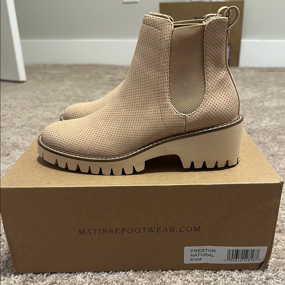 Coconuts by Matisse Preston Booties “Natural” Color